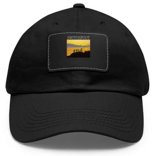 Discover Switchfoot painting Dad Hat With Leather Patch