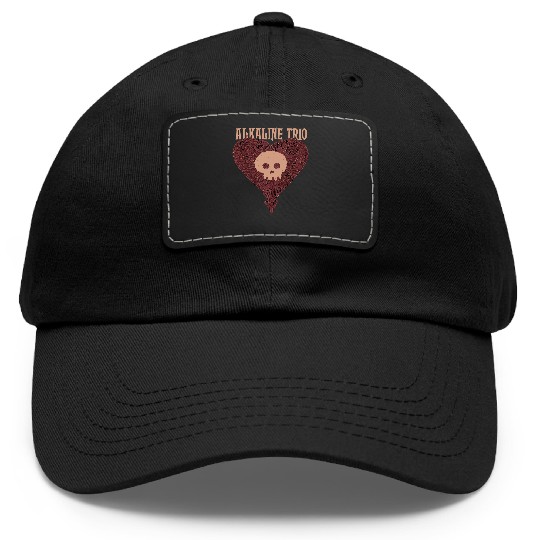 Discover alkaline trio, alkaline ,trio, alkalinetrio, alkaline trio band Dad Hat With Leather Patch