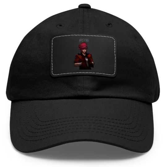 Discover League Of Legend Arcane Vi Dad Hat With Leather Patch