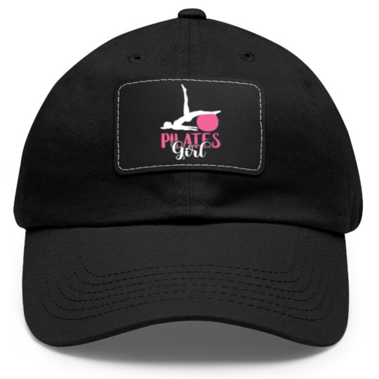 Discover Pilates Fitness Instructor Pilates Girl Pilates Workout Dad Hat With Leather Patch