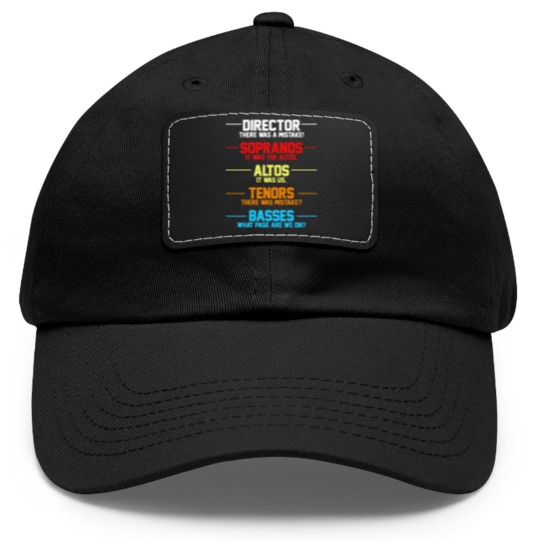Discover Director There Was A Mistake Sopranos Dad Hat With Leather Patch