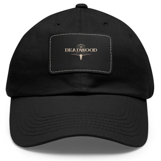 Discover deadwood south dakota 1876, a vintage and timeless keepsake premium t Dad Hat With Leather Patch