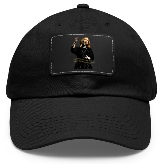 Discover Adele Concert Love In The Dark Dad Hat With Leather Patch