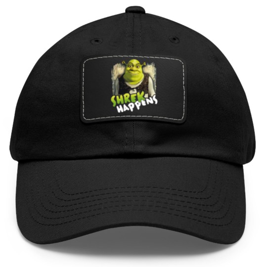 Discover Sexy Shrek  shrek meme face  shrek wazowski  Essential Dad Hat With Leather Patch