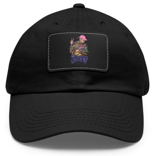 Discover Chris Brown Dad Hat With Leather Patch