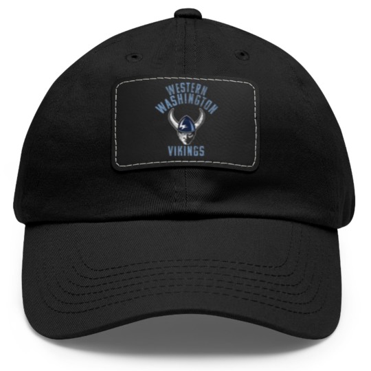 Discover western washington university vikings large Dad Hat With Leather Patch