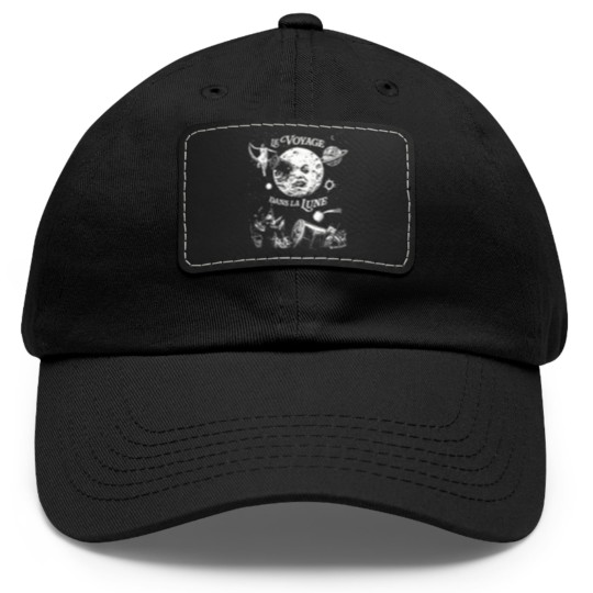 Discover A Trip To The Moon Le Voyage Dans La Lune 1902 Silent Film Unisex Classic Dad Hat With Leather Patch