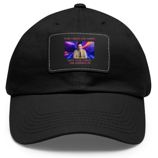 Discover Mr. Rogers Short-Sleeve Unisex Dad Hat With Leather Patch