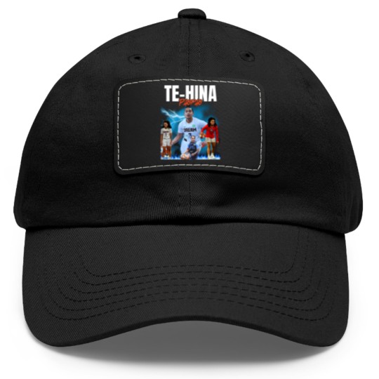 Discover Te-Hina Paopao Graphic Basketball Dad Hat With Leather Patch, Unisex Sports Dad Hat With Leather Patch