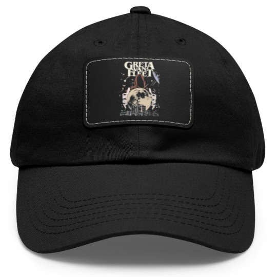Discover Vintage Greta Van Fleet Rock Band Unisex Dad Hat With Leather Patch, Greta Van Fleet Concert Dad Hat With Leather Patch