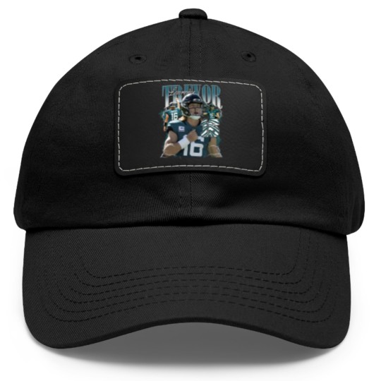 Discover Vintage Trevor Lawrence Dad Hat With Leather Patch, Classic 90s Graphic Dad Hat With Leather Patch