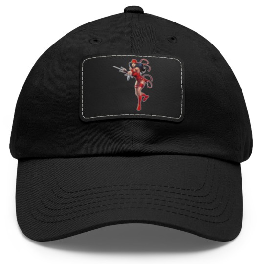 Discover Electra Motif Dad Hat With Leather Patch