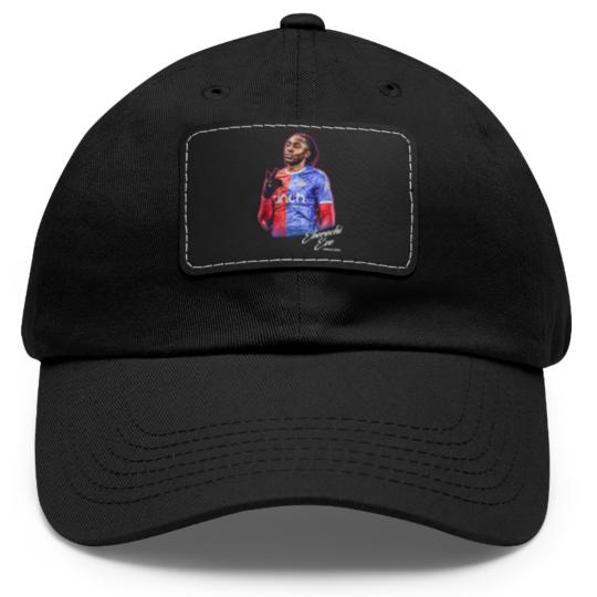 Discover Eberechi Eze Dad Hat With Leather Patch, Crystal Palace Dad Hat With Leather Patch, Soccer Dad Hat With Leather Patch