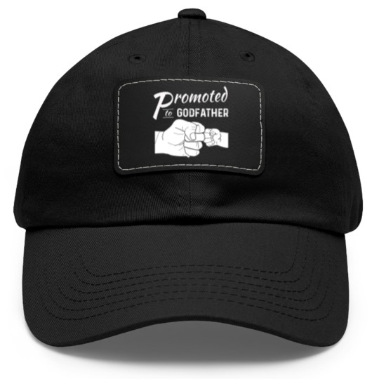 Discover Promoted To Godfather Dad Hat With Leather Patch