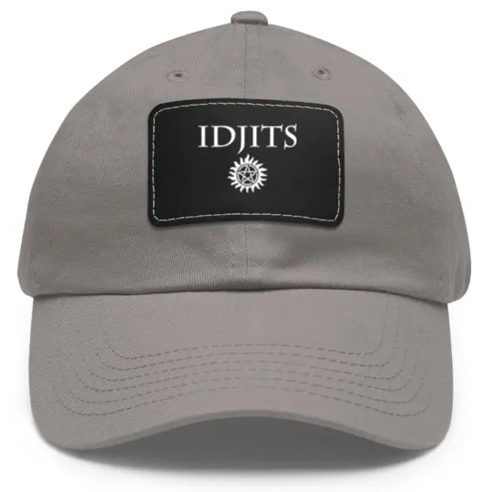 Discover Idjits Bobby Singer Supernatural Dad Hat With Leather Patch Dad Hat With Leather Patch