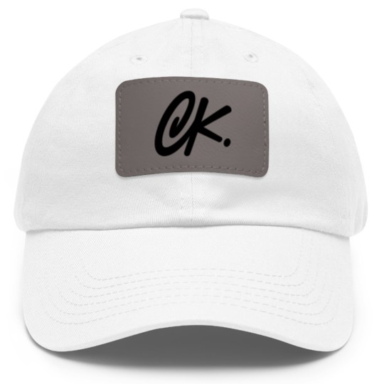 Discover CK Dad Hat With Leather Patch