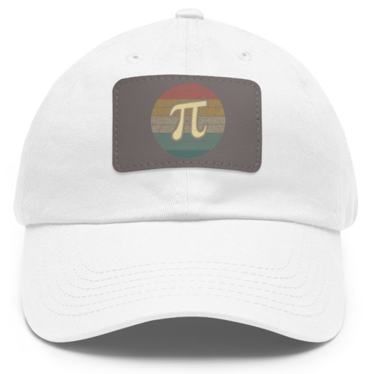 Discover PI Day Math 3.14 Number PI Lover - Pi Day - Dad Hat With Leather Patch
