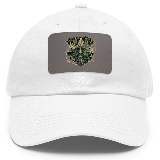 Discover The Green Man Dad Hat With Leather Patch