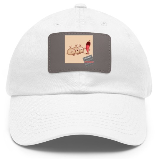Discover pepper spray man gets his onions.. Dad Hat With Leather Patch