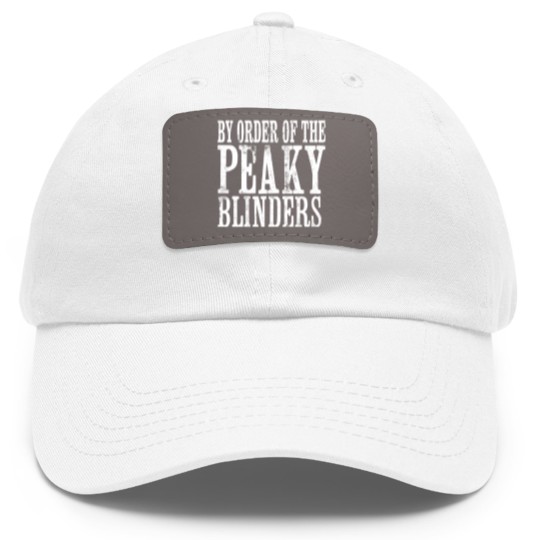 Discover By Order of the Peaky Blinders - Peaky Blinders - Dad Hat With Leather Patch