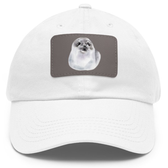 Discover Baby Seal - Seal - Dad Hat With Leather Patch