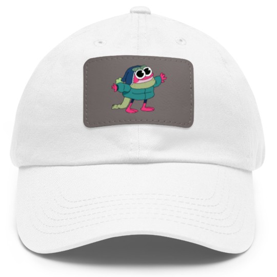Discover amphibian winter sprig - Amphibia - Dad Hat With Leather Patch