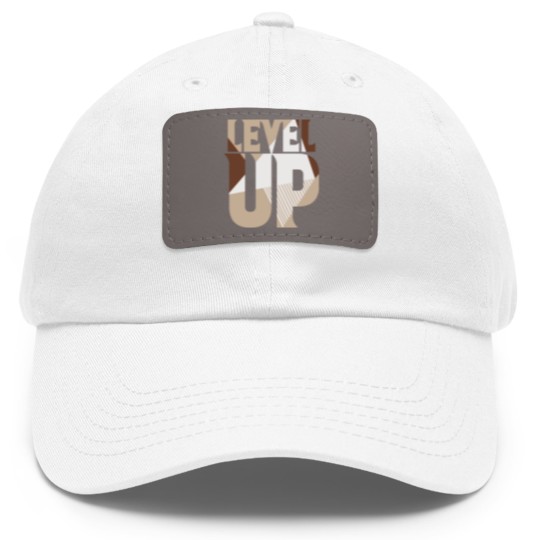 Discover Level Up Dunk High Light Chocolate Matching Sneaker Dad Hat With Leather Patch