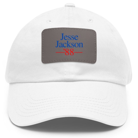 Discover Jesse Jackson 88 Presidential Campaign Dad Hat With Leather Patch