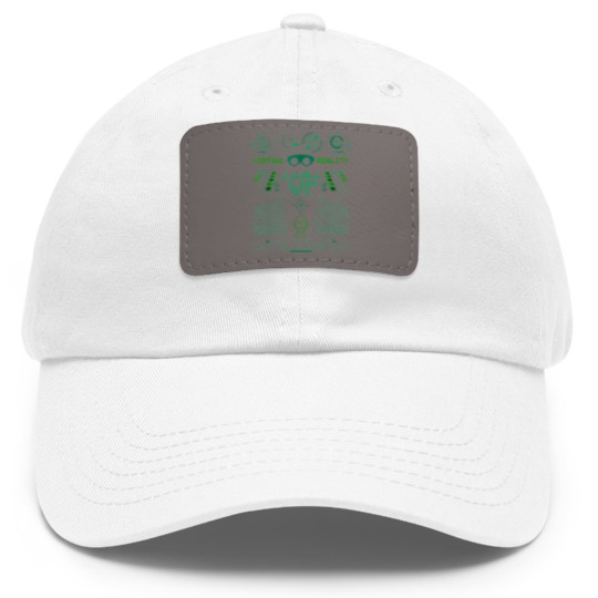 Discover Virtual Reality VR Retro Gamers Dad Hat With Leather Patch