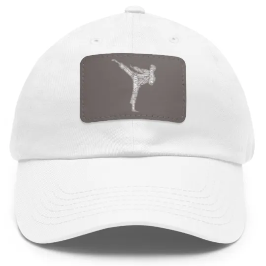 Discover Dad Hat With Leather Patch