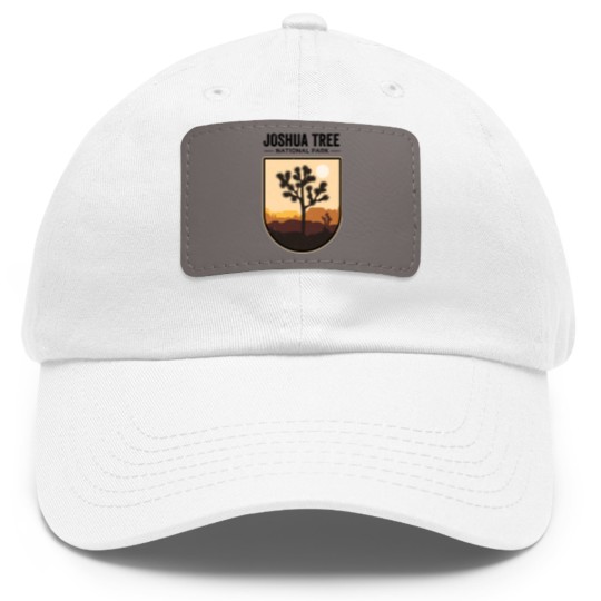 Discover Joshua Tree Dad Hat With Leather Patch Vintage Joshua Tree National Park Dad Hat With Leather Patch