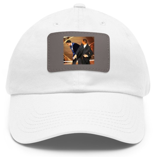 Discover Will Smith Slap Chris Rocks At Oscar Essential Dad Hat With Leather Patch