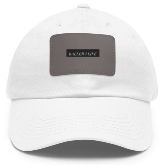 Discover BALLER 4 LIFE MERCH Dad Hat With Leather Patch