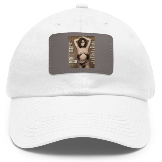 Discover Janet Jackson Dad Hat With Leather Patch