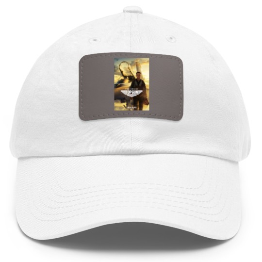 Discover Tom Cruise Top Gun Maverick Jets Flying Navy Pilot Movie 2022 New Film Dad Hat With Leather Patch