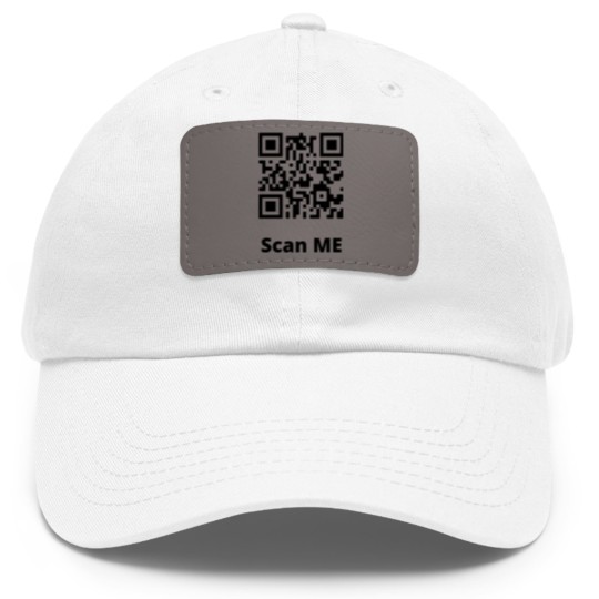Discover Rick Roll QR Code Dad Hat With Leather Patch