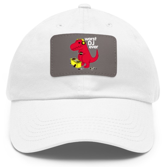 Discover Worst DJ Ever Dad Hat With Leather Patch