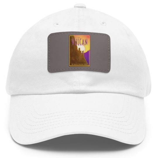 Discover Discover Scenic Vulcan - startrek2020 - Dad Hat With Leather Patch