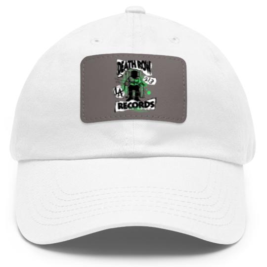 Discover Death Row Records Green Decoupage Dad Hat With Leather Patch