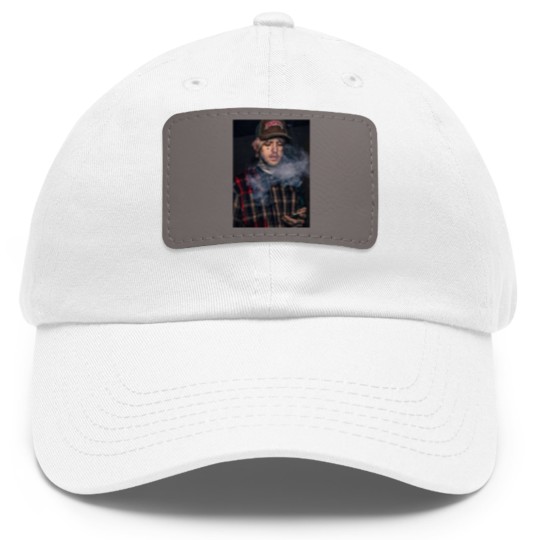 Discover Lil Peep Smoke Dad Hat With Leather Patch