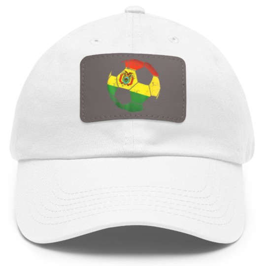 Discover Bolivia Soccer Ball Flag Dad Hat With Leather Patch