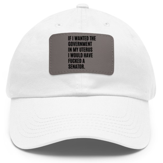 Discover Abortion is healthcare - abortion rights - Abortion Is Healthcare - Dad Hat With Leather Patch