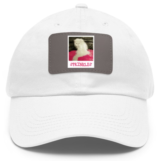 Discover Sprinkles the Cat - The Office - Dad Hat With Leather Patch