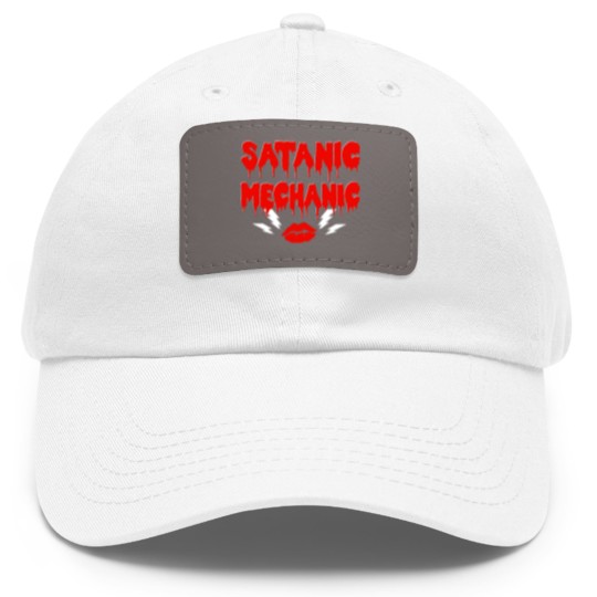 Discover Satanic Mechanic - Rocky Horror - Dad Hat With Leather Patch
