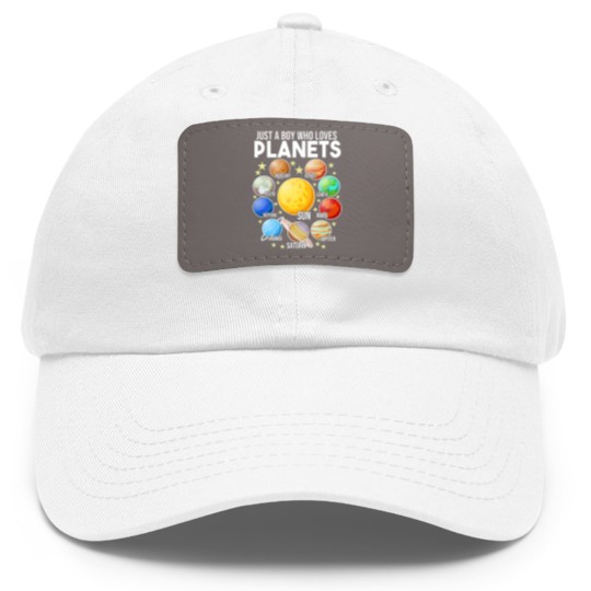 Discover solar system for kids | planet Dad Hat With Leather Patch