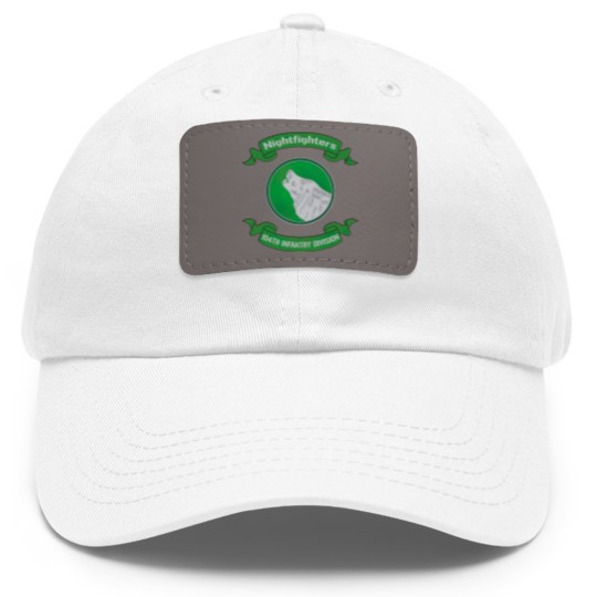 Discover 104th Infantry Division (104th ID) Dad Hat With Leather Patch