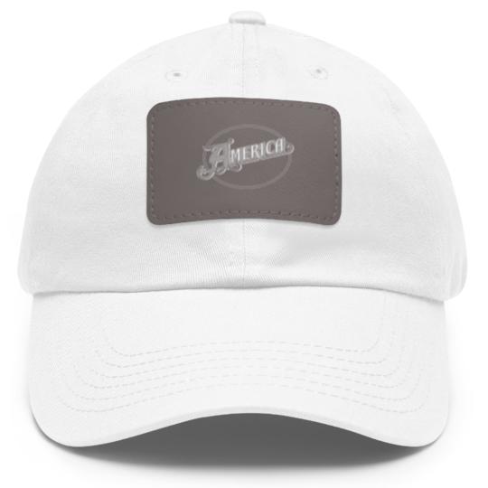 Discover America Band Dad Hat With Leather Patch