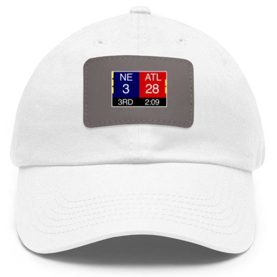 Discover Final NE 3 ATL 28 Dad Hat With Leather Patch | Great Comeback Dad Hat With Leather Patch