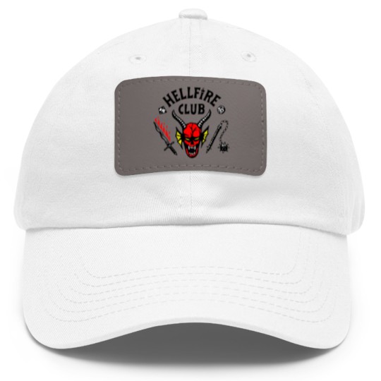 Discover Hellfire Club Dad Hat With Leather Patch