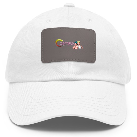 Discover Contra - Nintendo - Dad Hat With Leather Patch